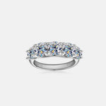 3.6 Carat Moissanite 925 Sterling Silver Ring Silver for a perfect OOTD – dress to impress outfits from Amexza