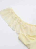 Ruffled V-Neck Sleeveless Maxi Dress