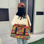 Canvas Printed Travel Bag for a perfect OOTD – dress to impress outfits from Amexza