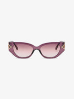Polycarbonate Frame Cat-Eye Sunglasses Red-Violet One Size for a perfect OOTD – dress to impress outfits from Amexza