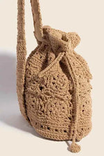 Fame Intricate Braided Single Strap Drawstring Bag for a perfect OOTD – dress to impress outfits from Amexza
