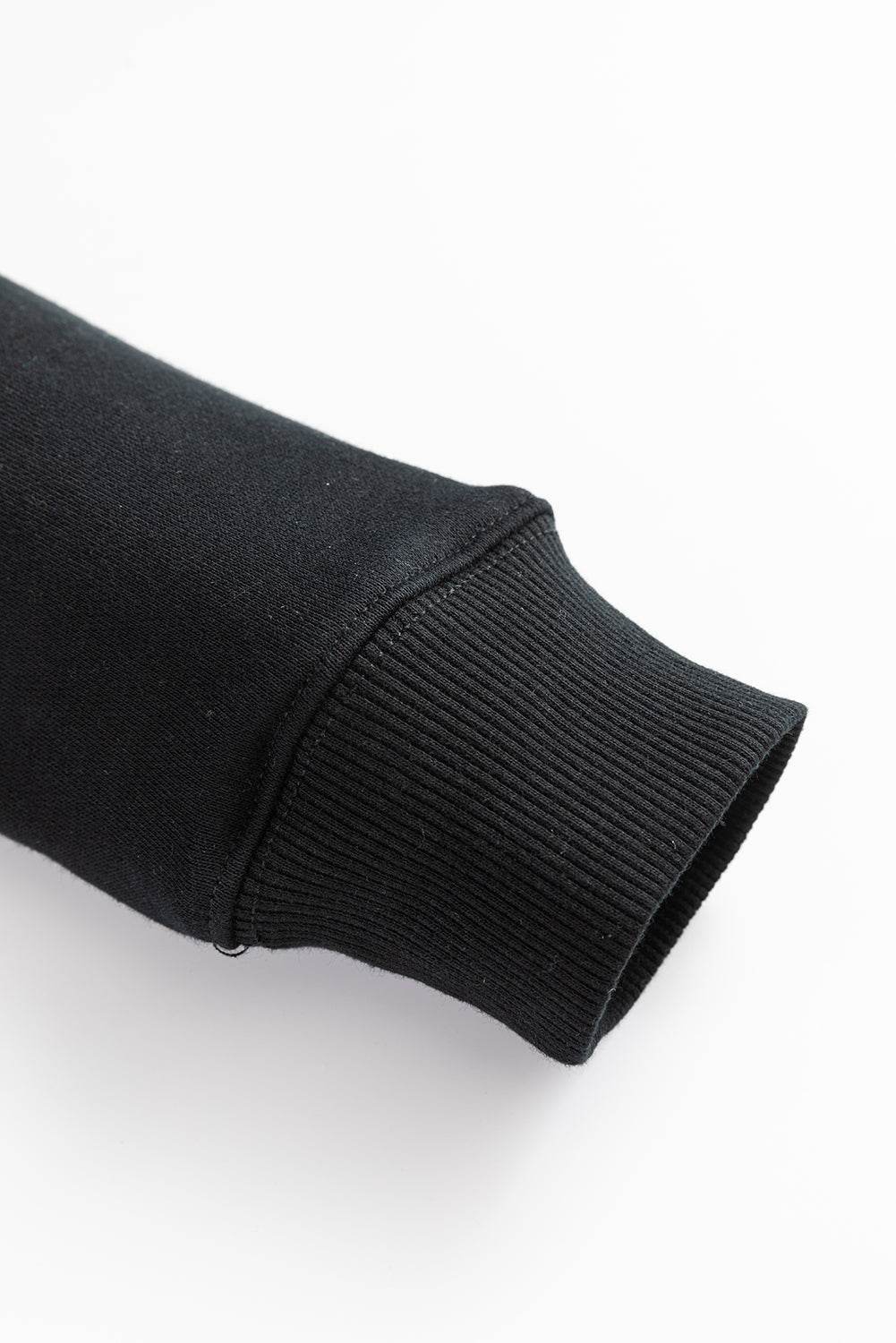 Solid Color Round Neck Long Sleeve Sweatshirt for a perfect OOTD – dress to impress outfits from Amexza