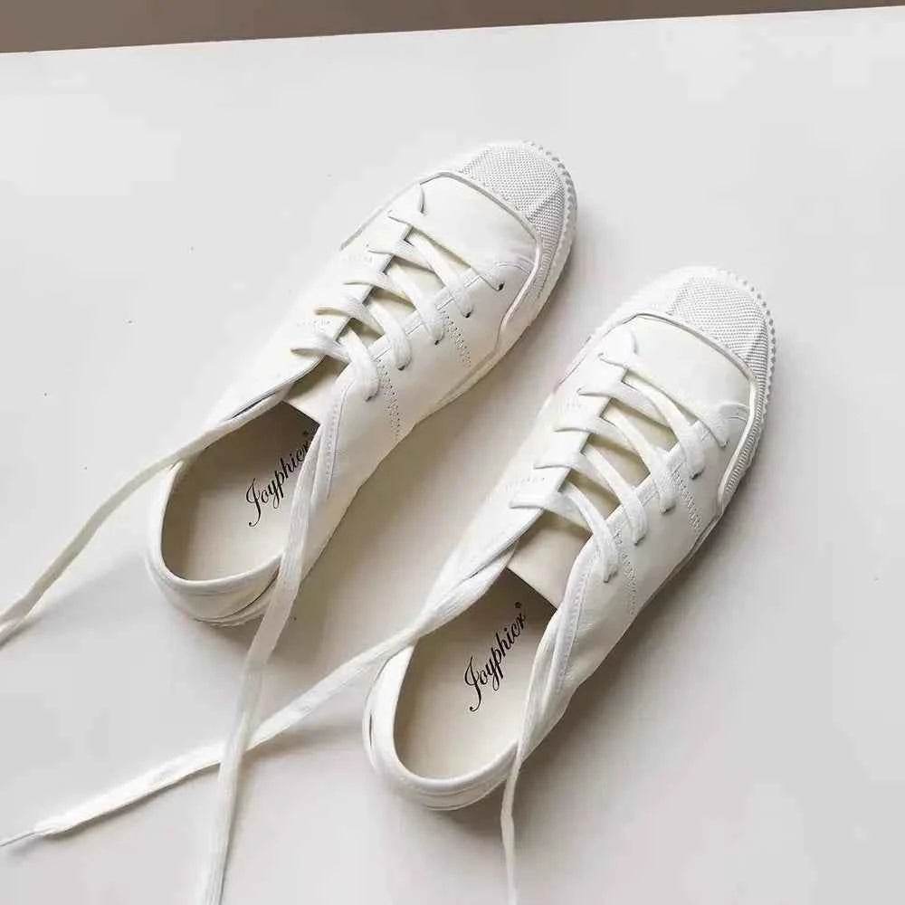 Round Toe Lace Up Sneakers for a perfect OOTD – dress to impress outfits from Amexza