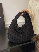 Cloud Puff Shoulder Bag Black One Size for a perfect OOTD – dress to impress outfits from Amexza