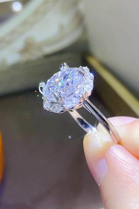 5 Carat Moissanite 925 Sterling Silver Ring for a perfect OOTD – dress to impress outfits from Amexza