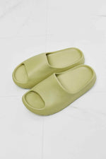 NOOK JOI In My Comfort Zone Slides in Green for a perfect OOTD – dress to impress outfits from Amexza