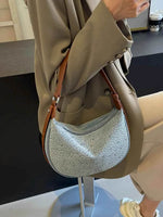 Rhinestone Denim Shoulder Bag for a perfect OOTD – dress to impress outfits from Amexza