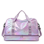 Detachable Strap Travel Bag Pink Purple One Size for a perfect OOTD – dress to impress outfits from Amexza