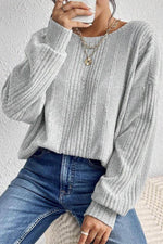 Crossover Backless Long Sleeve Knit Top for a perfect OOTD – dress to impress outfits from Amexza