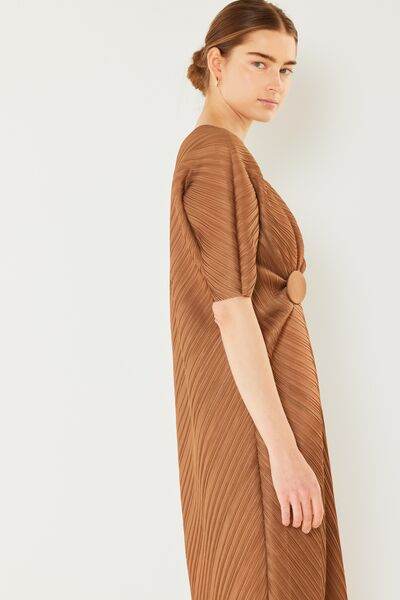 Marina West Swim Pleated Dolman Sleeve Dress for a perfect OOTD – dress to impress outfits from Amexza