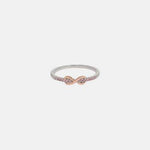 Zircon 925 Sterling Silver Ring Blush Pink for a perfect OOTD – dress to impress outfits from Amexza
