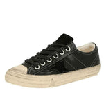 Round Toe Flats Sneakers Black for a perfect OOTD – dress to impress outfits from Amexza