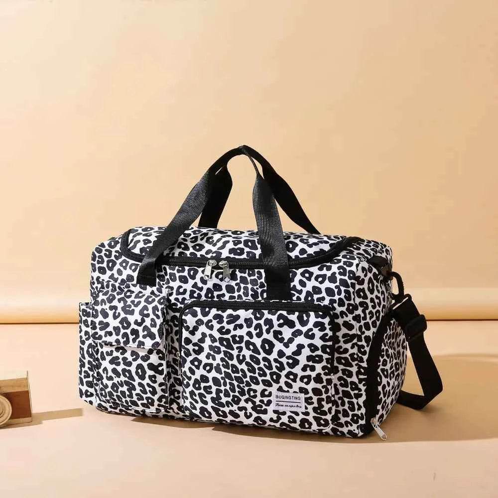 Oxford Cloth Animal Print Travel Bag for a perfect OOTD – dress to impress outfits from Amexza