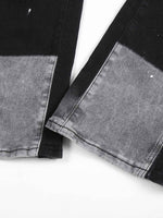 Men's Contrast Washed Bootcut Jeans for a perfect OOTD – dress to impress outfits from Amexza