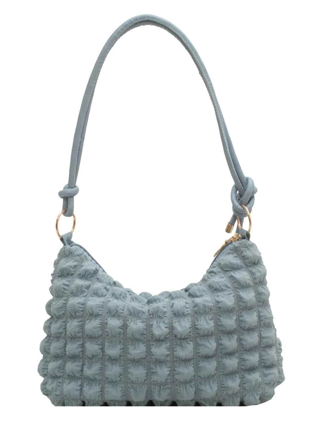Quilted Bubble Textured Shoulder Bag for a perfect OOTD – dress to impress outfits from Amexza
