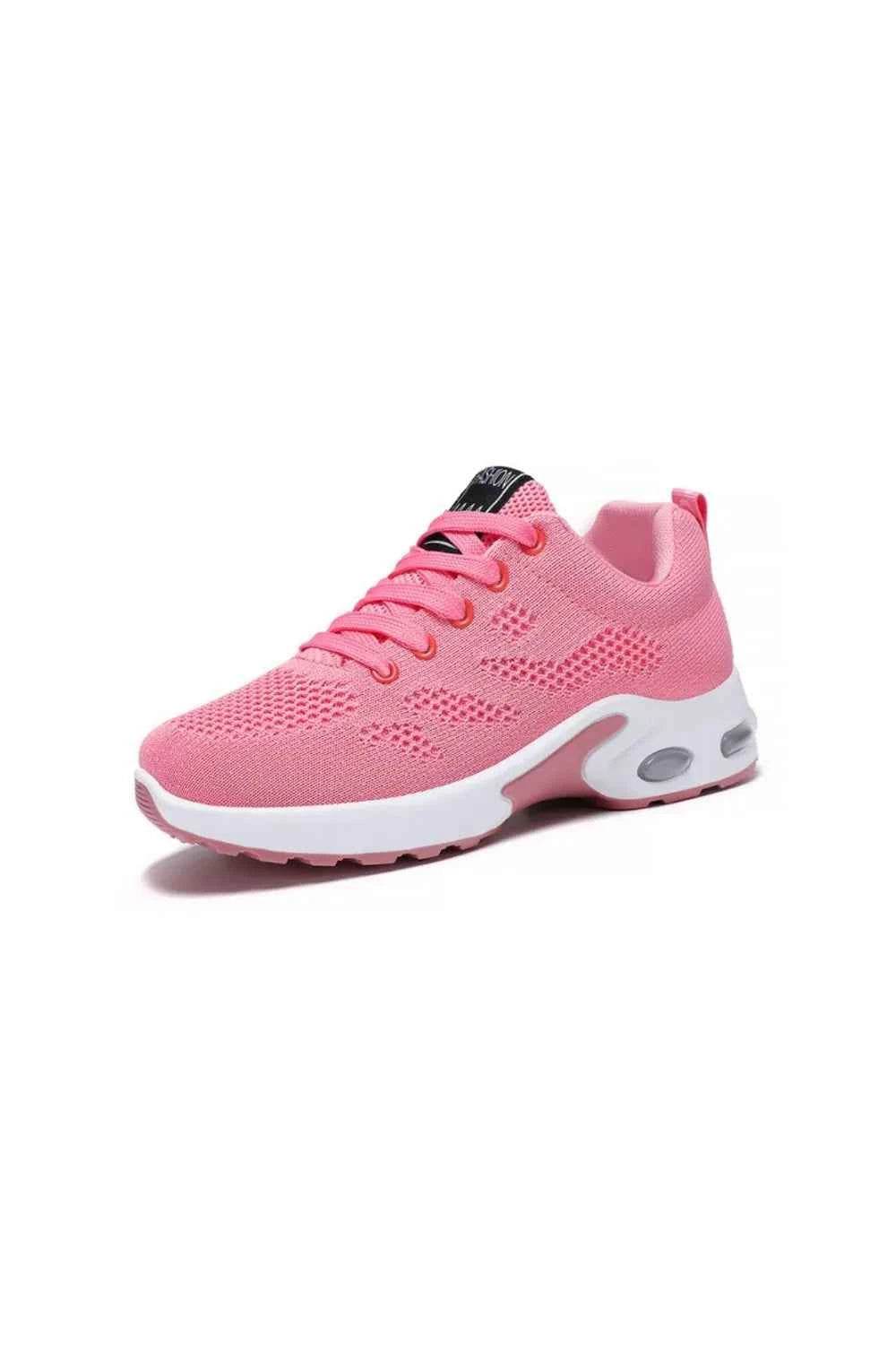 Breathable Mesh Lace Up Athletic Pink for a perfect OOTD – dress to impress outfits from Amexza