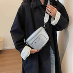 Texture PU Leather Crossbody Bag for a perfect OOTD – dress to impress outfits from Amexza