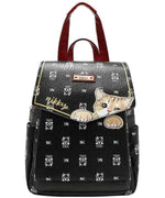 Nicole Lee USA Cat Eco-Leather Convertible Backpack Bag Black One Size for a perfect OOTD – dress to impress outfits from Amexza