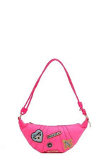 Nicole Lee USA Color Patch Croissant Bag Hot Pink One Size for a perfect OOTD – dress to impress outfits from Amexza