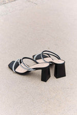 Qupid Level Up Rhinestone Strap Heels for a perfect OOTD – dress to impress outfits from Amexza