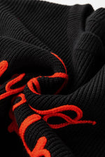 HELLO PUMPKIN Round Neck Long Sleeve Sweater for a perfect OOTD – dress to impress outfits from Amexza