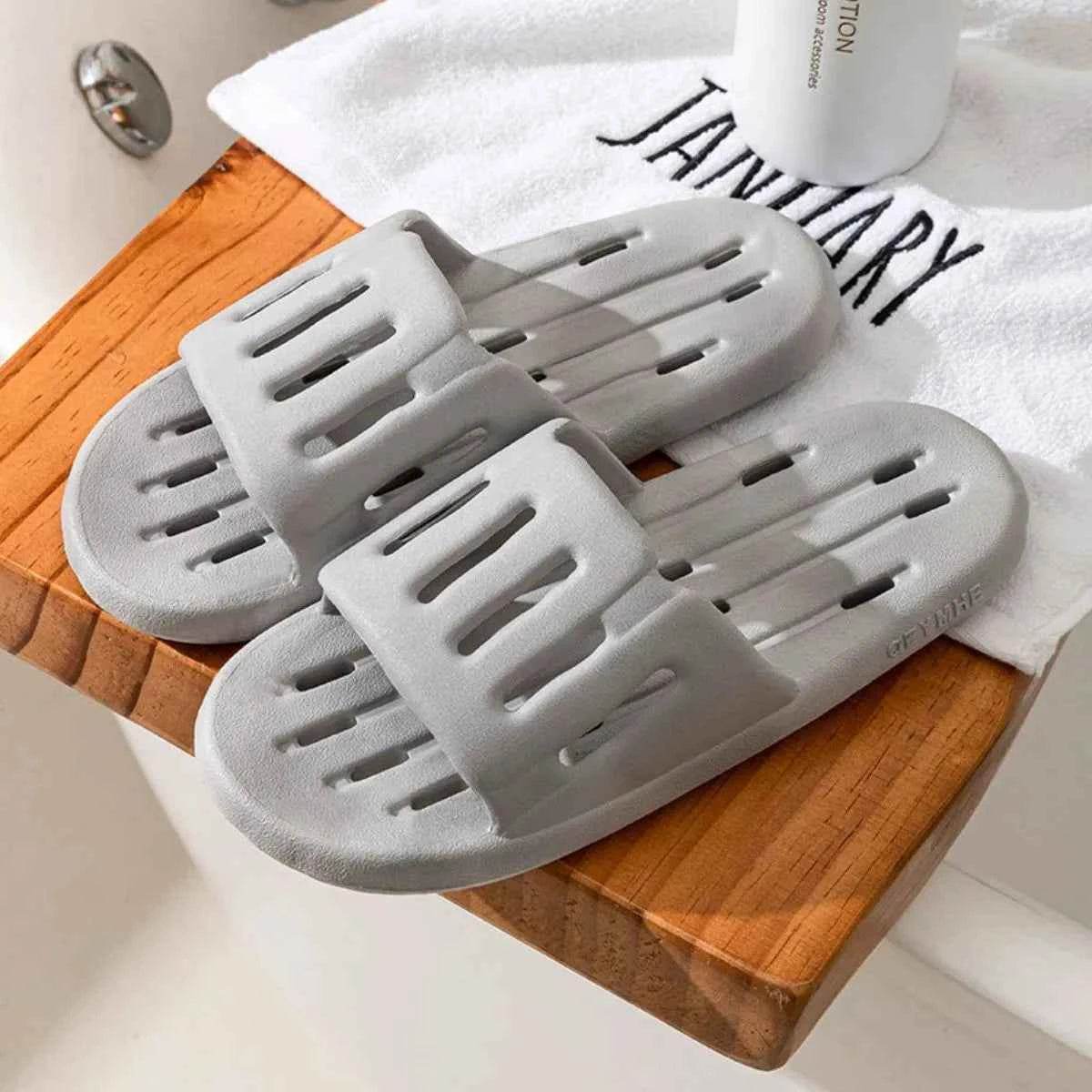 Open Toe Platform Slippers Gray for a perfect OOTD – dress to impress outfits from Amexza