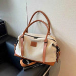 Contrast Travel Bag Brown One Size for a perfect OOTD – dress to impress outfits from Amexza