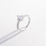 925 Sterling Silver Inlaid Zircon Ring for a perfect OOTD – dress to impress outfits from Amexza