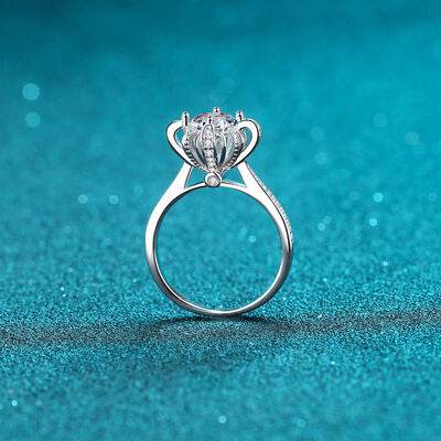 1 Carat Moissanite 925 Sterling Silver Ring for a perfect OOTD – dress to impress outfits from Amexza