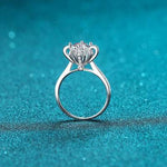 1 Carat Moissanite 925 Sterling Silver Ring for a perfect OOTD – dress to impress outfits from Amexza