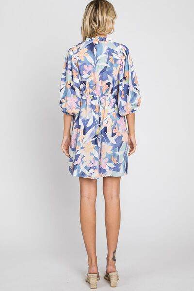 GeeGee Floral Print Mini Dress for a perfect OOTD – dress to impress outfits from Amexza