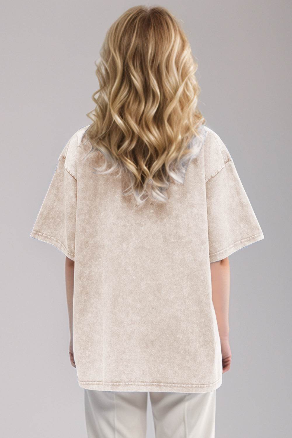 Basic Bae Round Neck Half Sleeve T-Shirt - Amexza