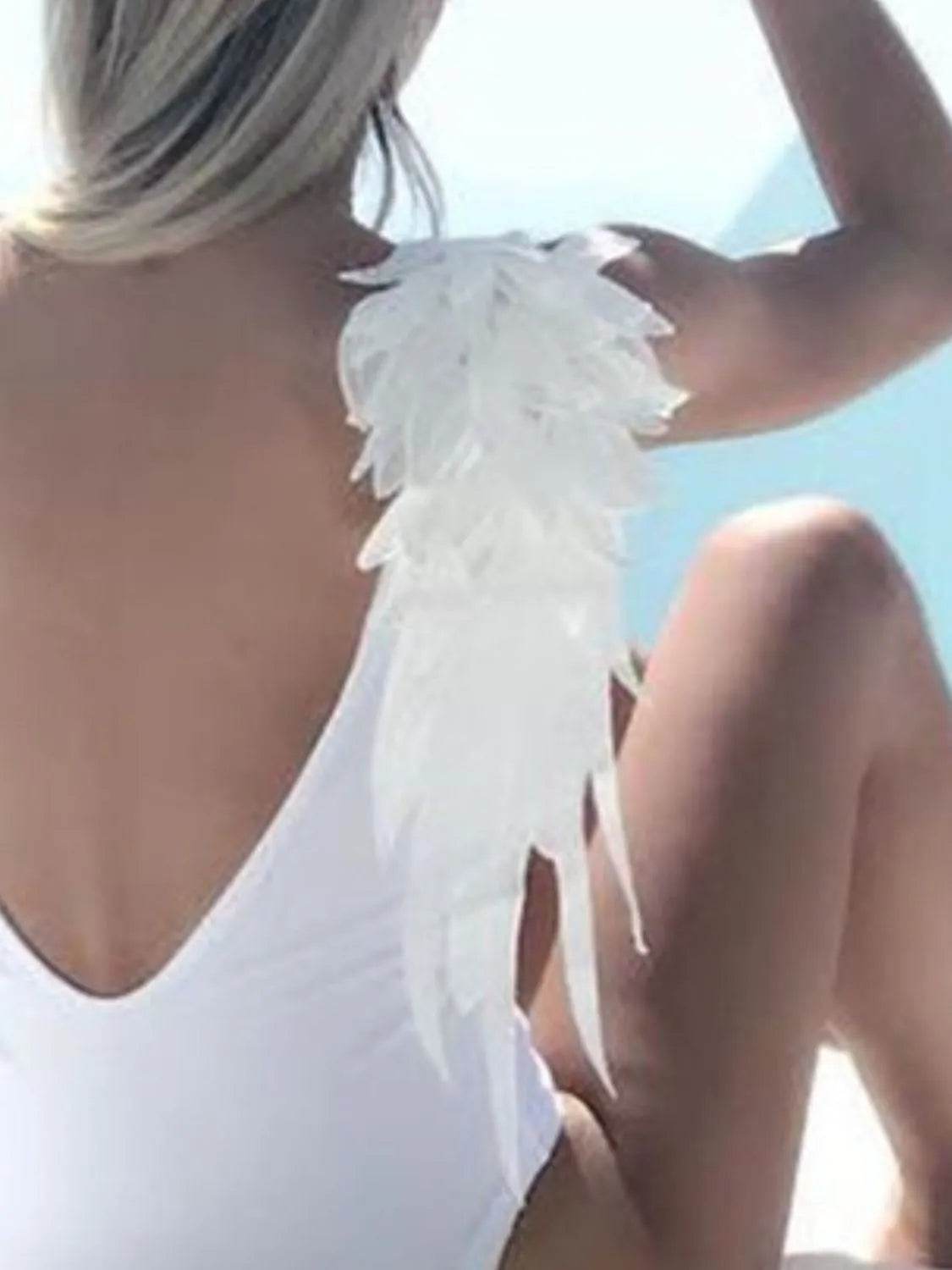 Backless Wide Strap Parent-Child Swimwear for a perfect OOTD – dress to impress outfits from Amexza