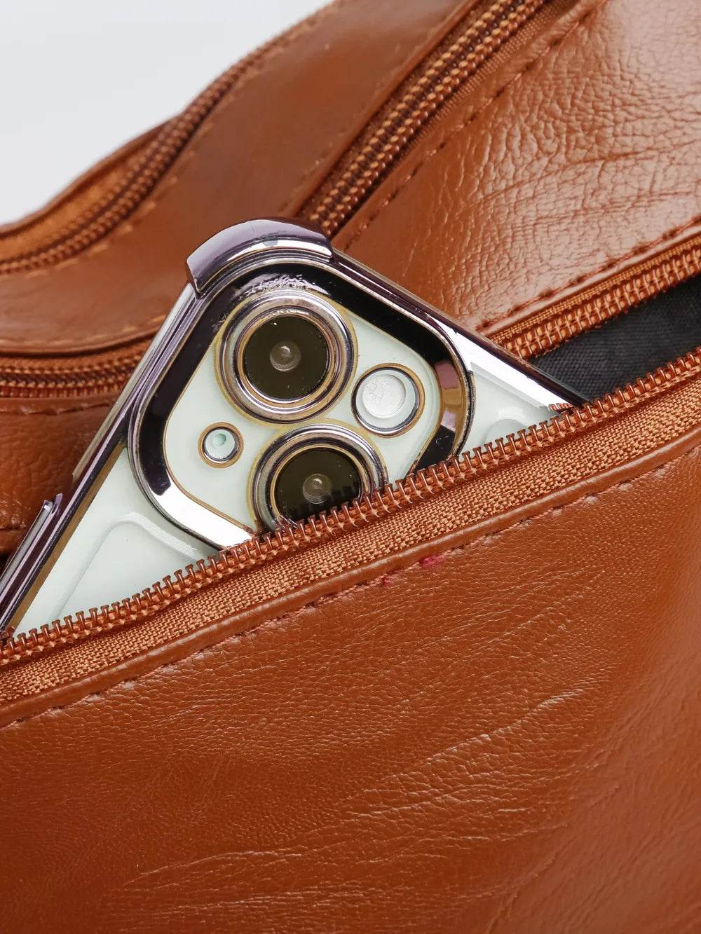 PU Leather Multi Pockets Shoulder Bag for a perfect OOTD – dress to impress outfits from Amexza