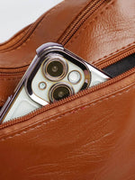 PU Leather Multi Pockets Shoulder Bag for a perfect OOTD – dress to impress outfits from Amexza