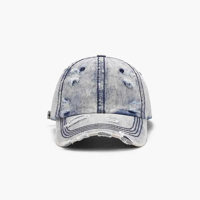 Distressed Cotton Baseball Cap Light One Size for a perfect OOTD – dress to impress outfits from Amexza