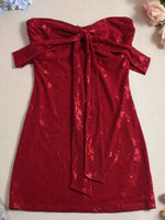 Sweetheart Neck Off Shoulder Dress