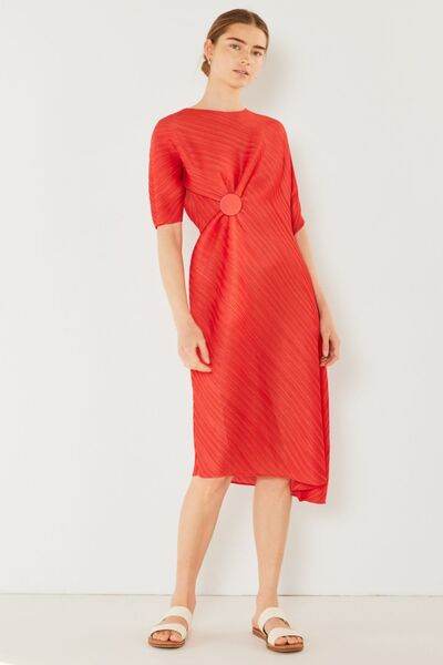 Marina West Swim Pleated Dolman Sleeve Dress for a perfect OOTD – dress to impress outfits from Amexza