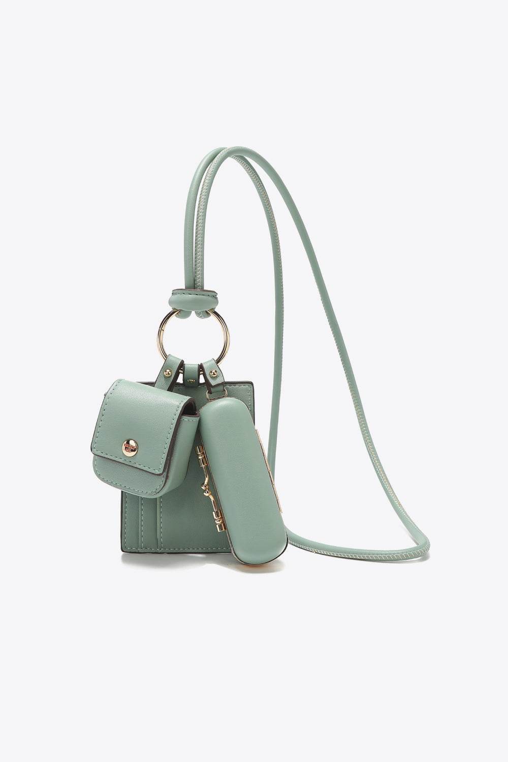 Nicole Lee USA Vegan Leather 3-Piece Lanyard Set for a perfect OOTD – dress to impress outfits from Amexza