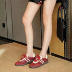 Round Toe Flats Sneakers for a perfect OOTD – dress to impress outfits from Amexza