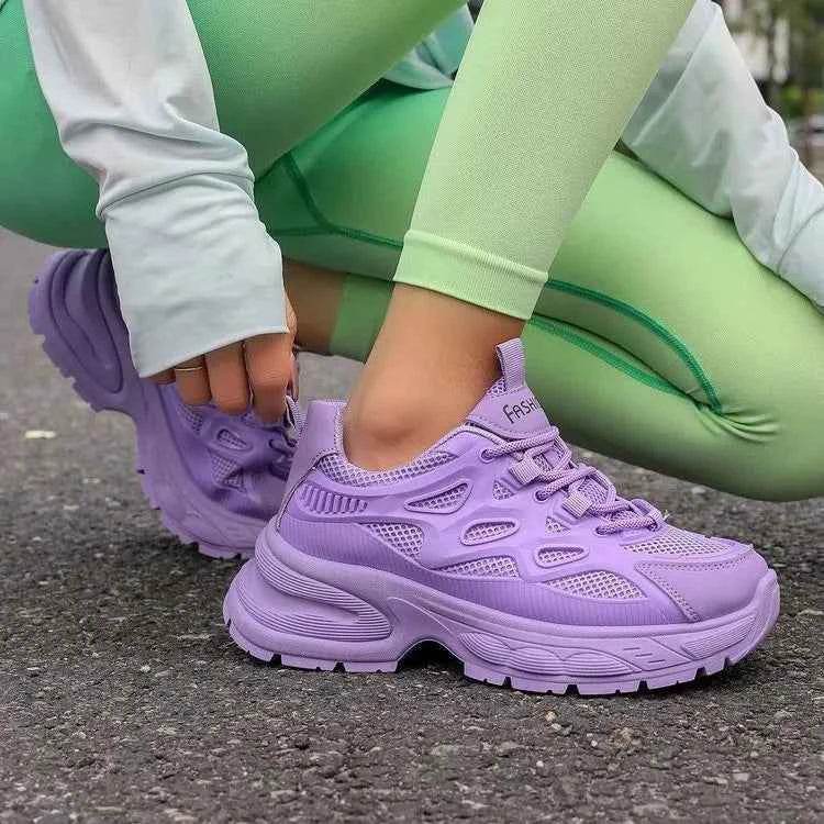 Round Toe Platform Mesh Athletic for a perfect OOTD – dress to impress outfits from Amexza