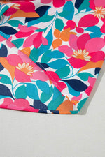 Printed V-Neck Maxi Cami Dress - Amexza