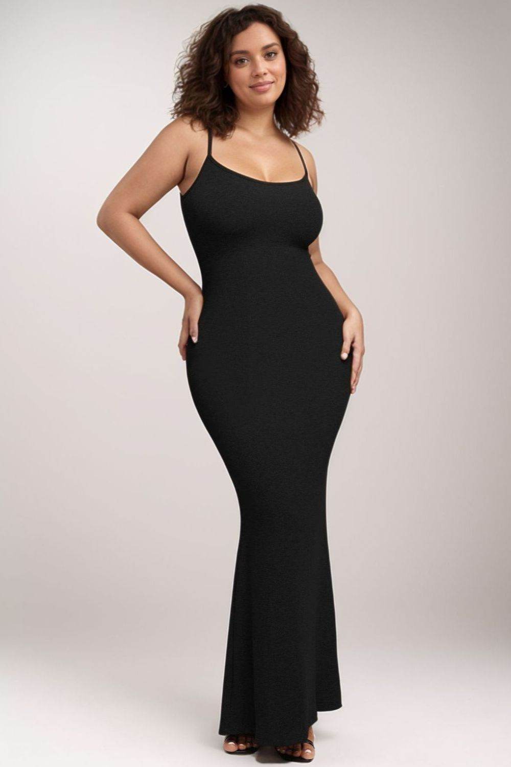 Basic Bae Built-In Shapewear Sleeveless Maxi Dress - Amexza