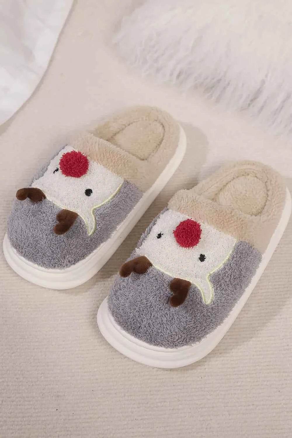 Elk Furry PVC Flat Slippers for a perfect OOTD – dress to impress outfits from Amexza