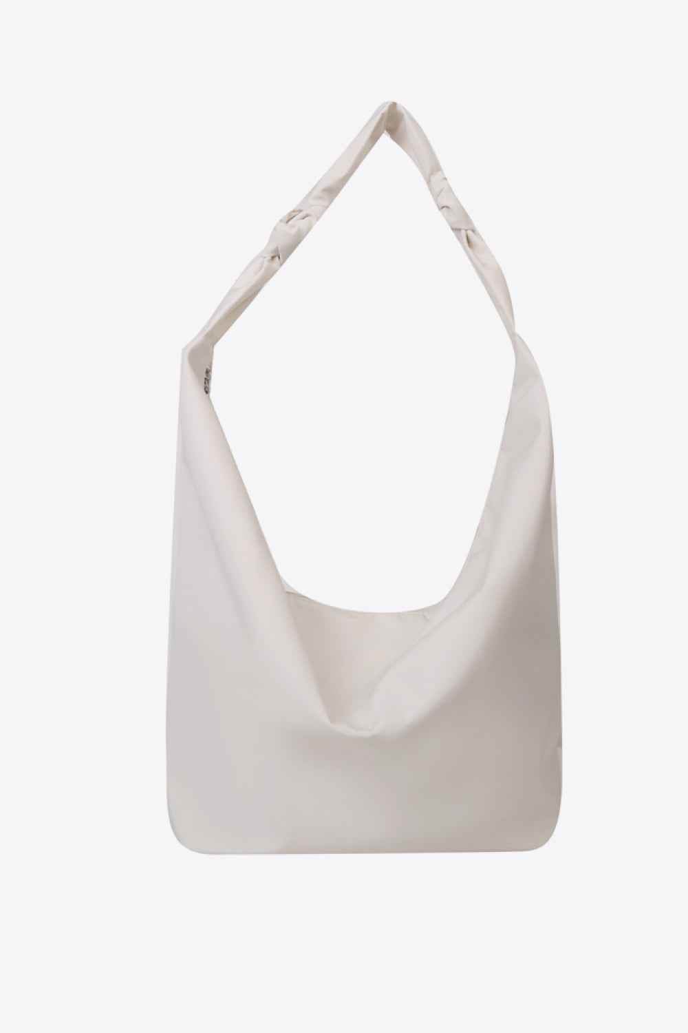 Oversize Nylon Crossbody Bag Cream One Size for a perfect OOTD – dress to impress outfits from Amexza