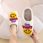 Melody Smiley Face Slippers COWBOYSMILE for a perfect OOTD – dress to impress outfits from Amexza
