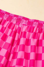 Drawstring Checkered Shorts with Pockets for a perfect OOTD – dress to impress outfits from Amexza