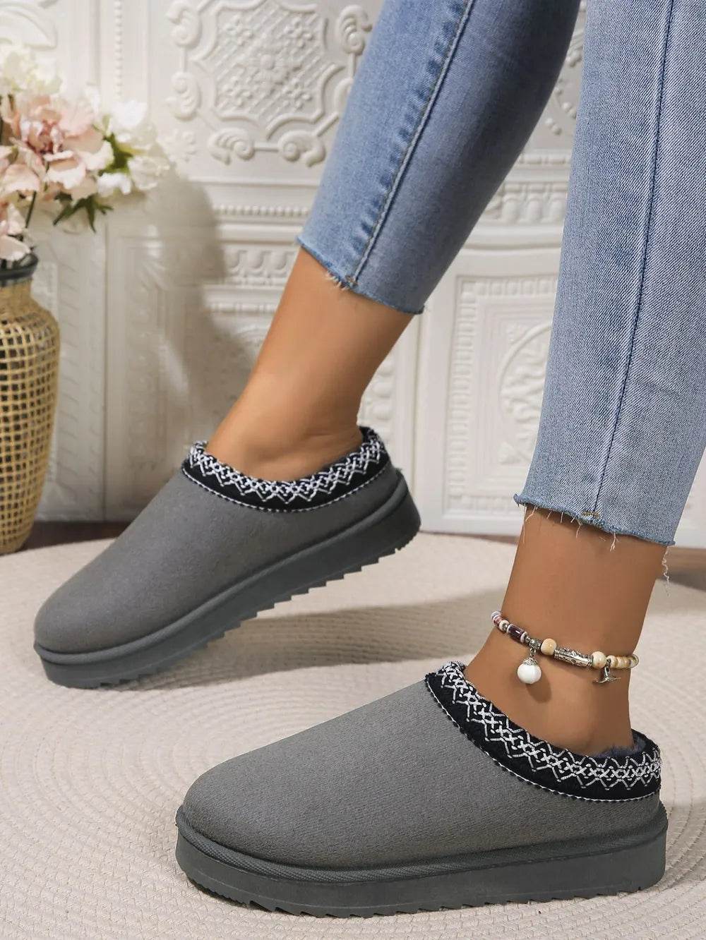 Round Toe Platform Slippers for a perfect OOTD – dress to impress outfits from Amexza