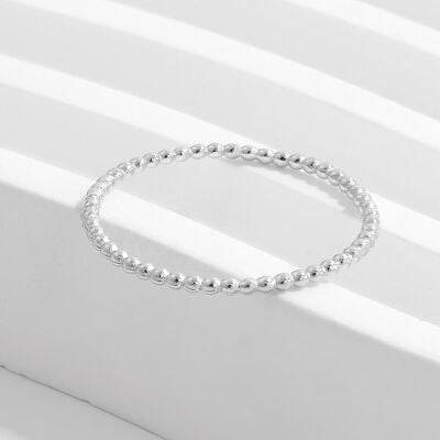 925 Sterling Silver Bead Ring for a perfect OOTD – dress to impress outfits from Amexza