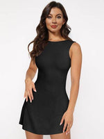 Backless Wide Strap Mini Dress for a perfect OOTD – dress to impress outfits from Amexza